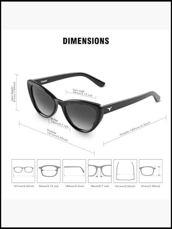 Retro Cat Eye Sunglasses UV400 Protection Trendy Gradient  display picture 2